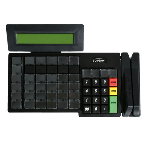 Teclado Programavel Gertec TEC 55 Display Usb